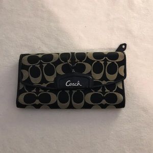 Coach black wallet